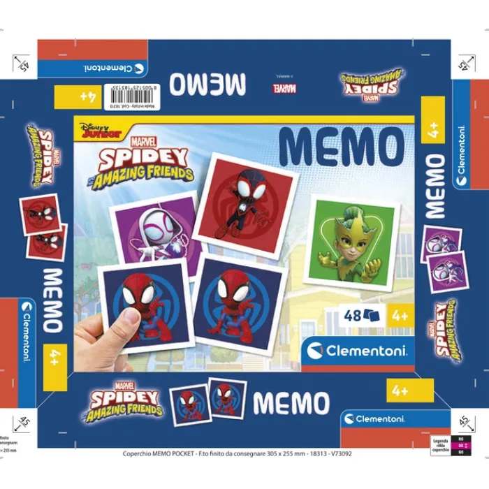 Clementoni Mémo|Mémo - Spidey