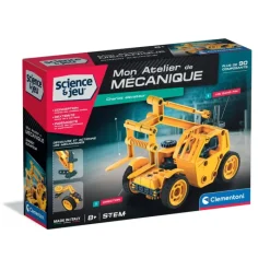 Clementoni Construction|Mon atelier de mécanique - Chariot élévateur