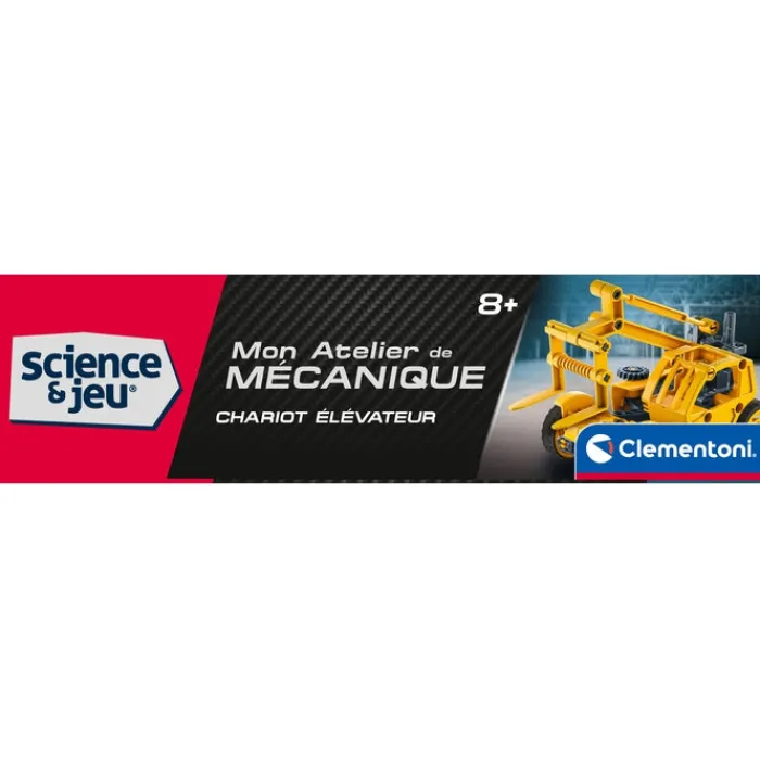 Clementoni Construction|Mon atelier de mécanique - Chariot élévateur