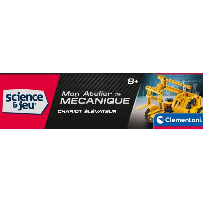 Clementoni Construction|Mon atelier de mécanique - Chariot élévateur