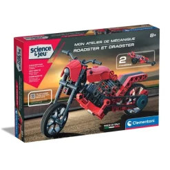 Clementoni Construction|Mon atelier de mécanique - Roadster & Dragster