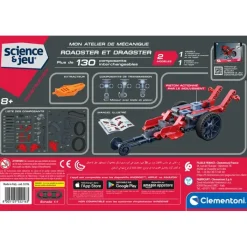 Clementoni Construction|Mon atelier de mécanique - Roadster & Dragster