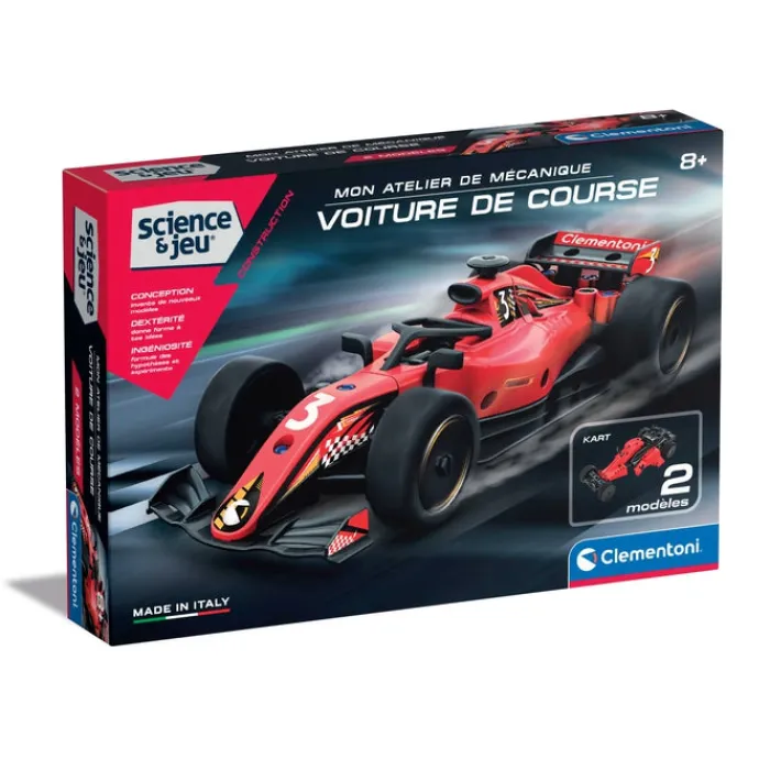 Clementoni Construction|Mon atelier de mécanique - Voiture de course