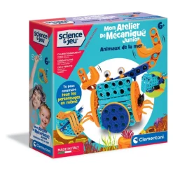Clementoni Construction|Mon Atelier De Mécanique Junior - Animaux de la mer