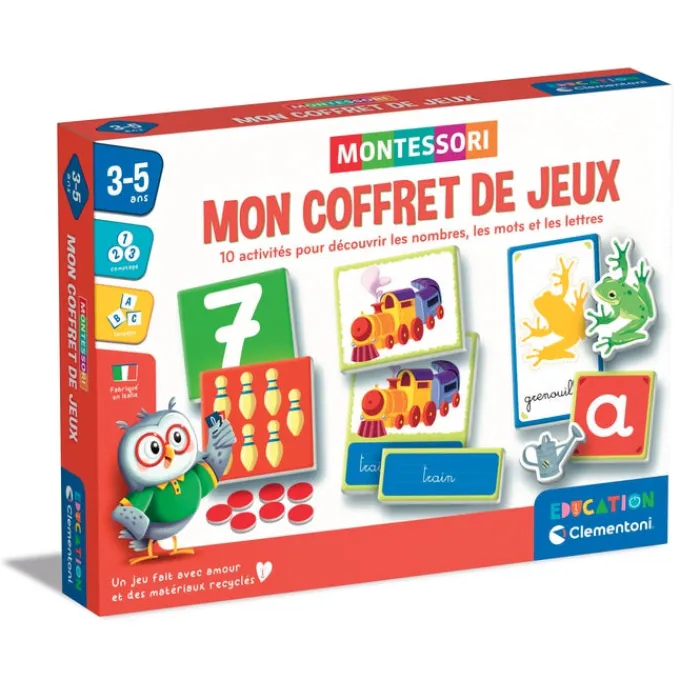 Clementoni Montessori|Mon coffret de jeux - Montessori
