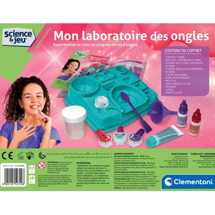 Clementoni Cosmétiques|Mon laboratoire des ongles