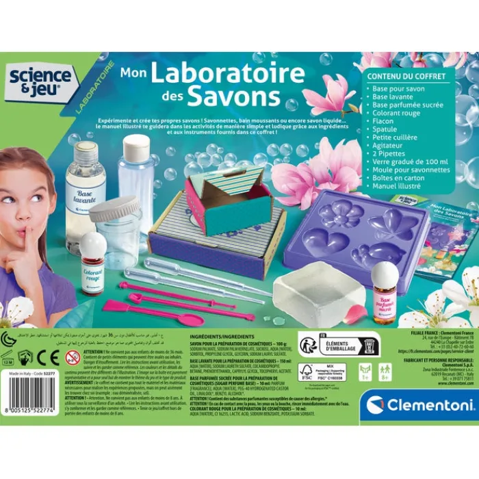 Clementoni Cosmétiques|Mon laboratoire des savons