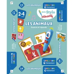 Clementoni Les Animaux|Mon stylo interactif - Les animaux