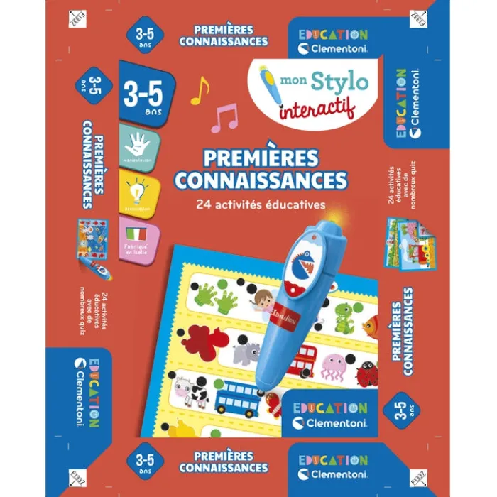 Clementoni L'Alphabet Et Les Mots|Mon stylo interactif - Premières connaissances