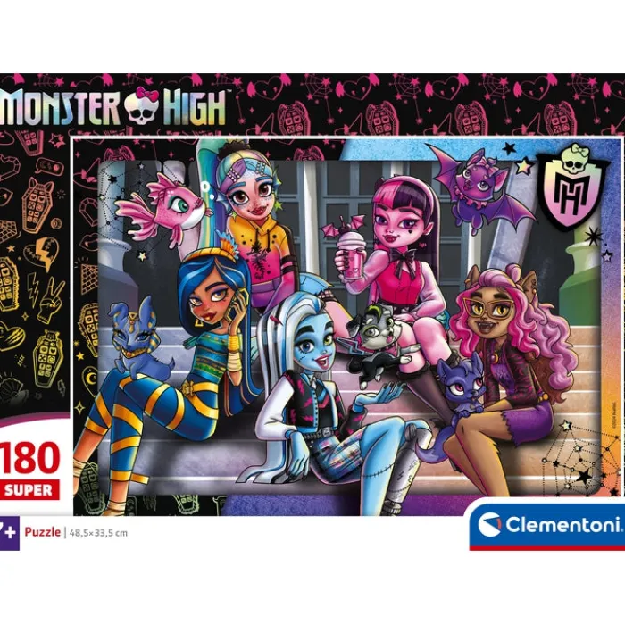 Clementoni Cartes|Autres Personnages|Monster High - 180 pièces