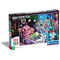 Clementoni Cartes|Autres Personnages|Monster High - 104 pièces