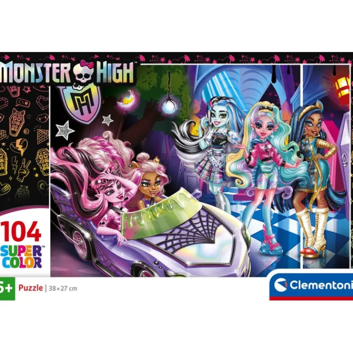 Clementoni Cartes|Autres Personnages|Monster High - 104 pièces