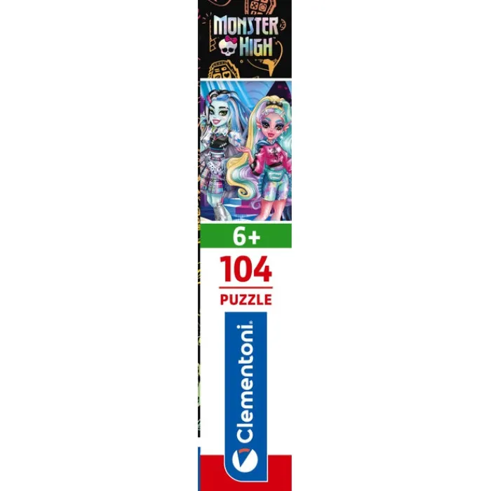 Clementoni Cartes|Autres Personnages|Monster High - 104 pièces