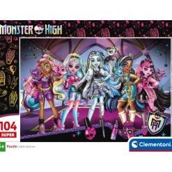 Clementoni Cartes|Autres Personnages|Monster High - 104 pièces