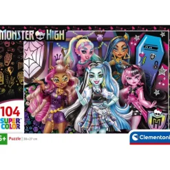 Clementoni Cartes|Autres Personnages|Monster High - 104 pièces