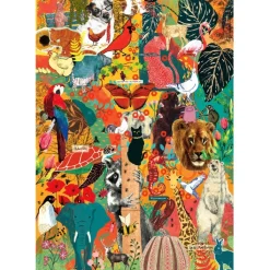 Clementoni Football|Vintage|More Is More - Animal&Botanics - 1000 pièces