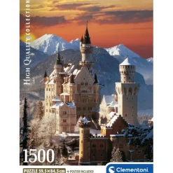 Clementoni Football|Vintage|Neuschwanstein - 1500 pièces
