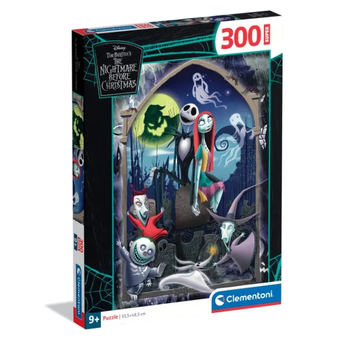 Clementoni Cartes|Personnages Disney|Nightmare Before Christmas - 300 pièces