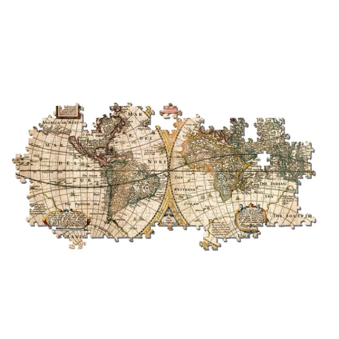 Clementoni Football|Vintage|Old Map - 3000 pièces