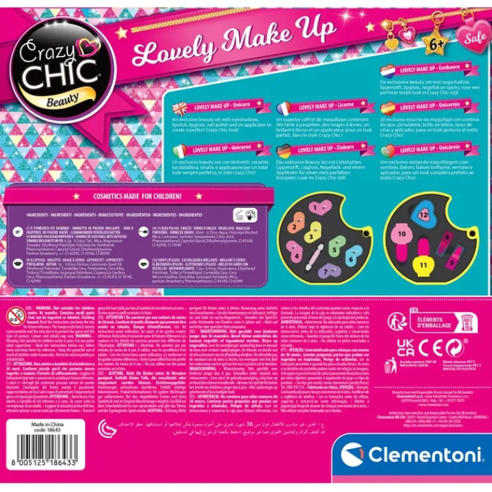 Clementoni Beauté Et Maquillage|Palette de maquillage - Licorne