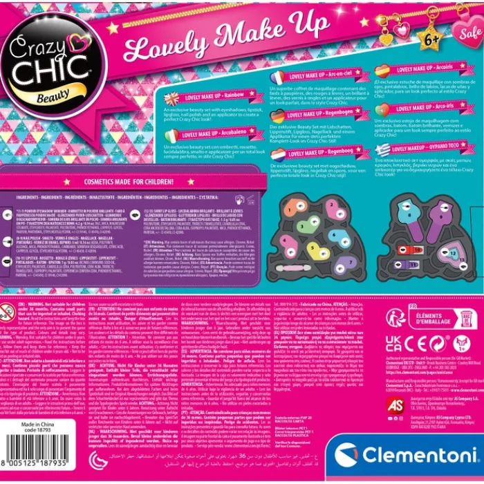 Clementoni Beauté Et Maquillage|Palette de maquillage Arc-en-ciel