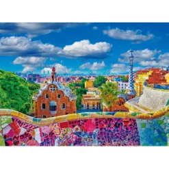 Clementoni Villes|Football|Park Güell, Barcelona - 1000 pièces