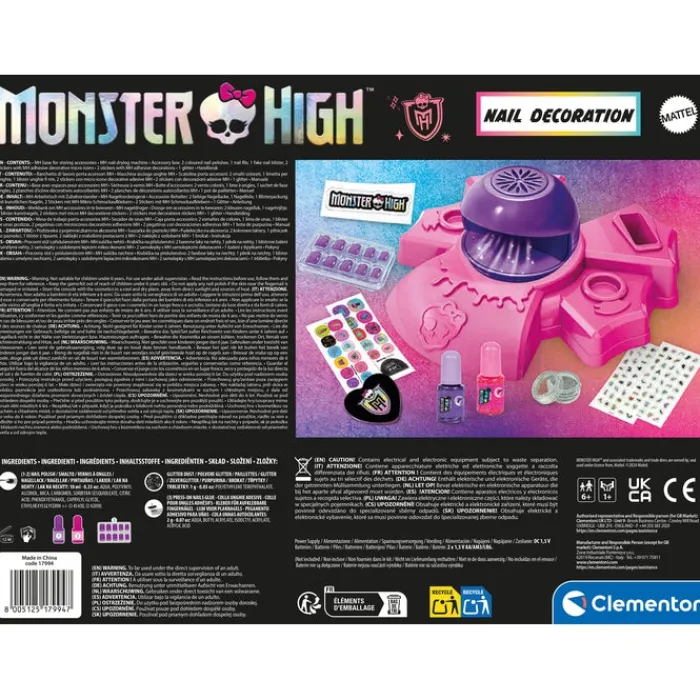Clementoni Beauté Et Maquillage|Passion Nails - Monster High