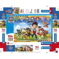 Clementoni Cartes|Paw Patrol - 104 pièces