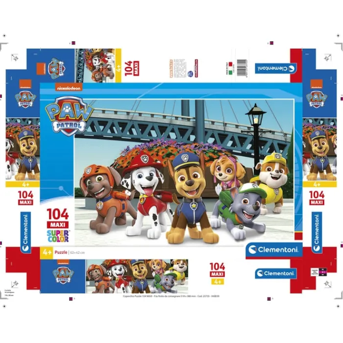 Clementoni Cartes|Paw Patrol - 104 pièces