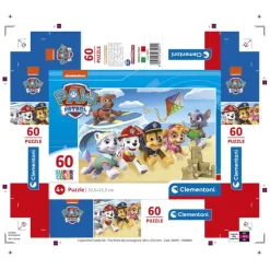 Clementoni Cartes|Paw Patrol - 60 pièces