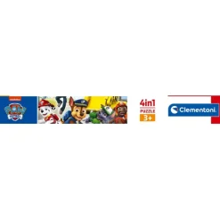 Clementoni Cartes|Paw Patrol - 1x12 + 1x16 + 1x20 + 1x24 pièces