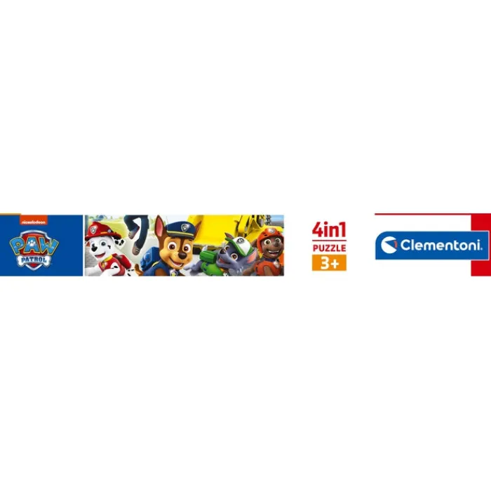 Clementoni Cartes|Paw Patrol - 1x12 + 1x16 + 1x20 + 1x24 pièces