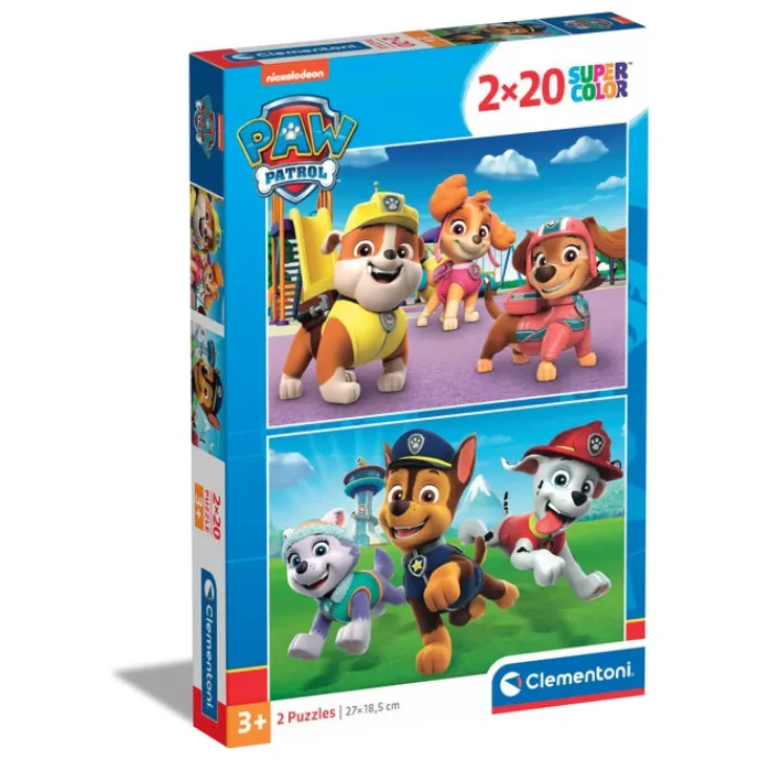 Clementoni Cartes|Paw Patrol - 2x20 pièces