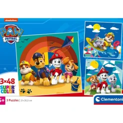 Clementoni Cartes|Paw Patrol - 3x48 pièces