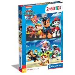 Clementoni Cartes|Paw Patrol - 2x60 pièces