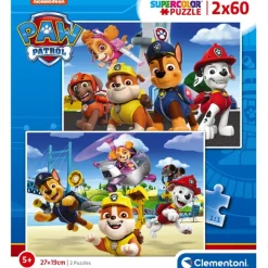 Clementoni Cartes|Paw Patrol - 2x60 pièces