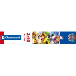 Clementoni Cartes|Paw Patrol - 2x60 pièces