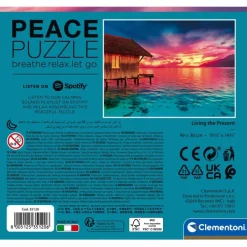 Clementoni Football|Vintage|Peace Puzzle - Living The Present - 500 pièces