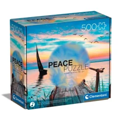 Clementoni Football|Vintage|Peace Puzzle - Peaceful Wind - 500 pièces