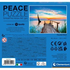 Clementoni Football|Vintage|Peace Puzzle - Peaceful Wind - 500 pièces