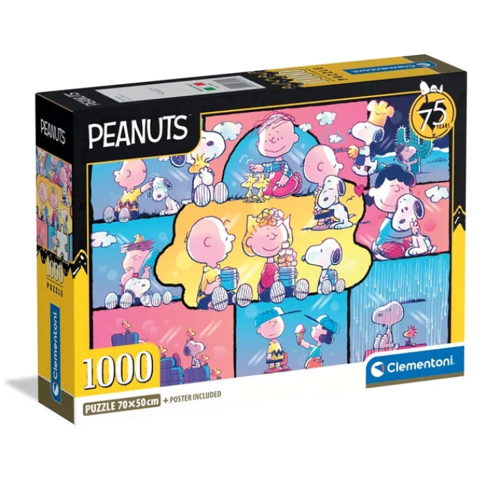 Clementoni Football|Autres Personnages|Peanuts - 1000 pièces