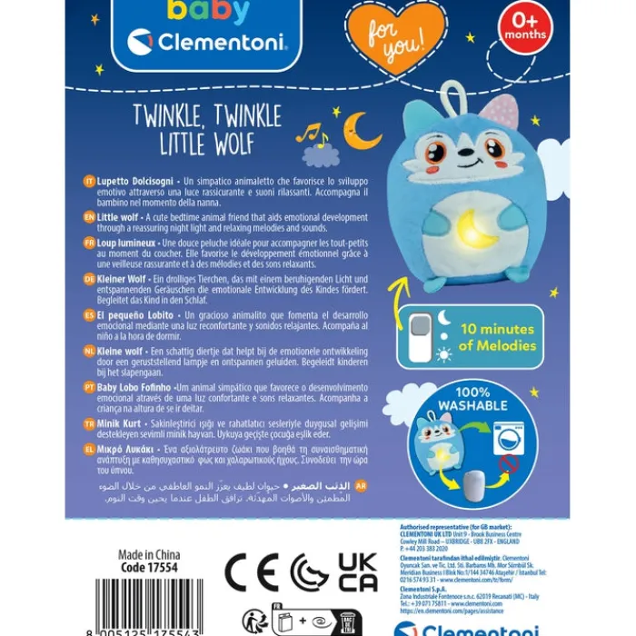 Clementoni Peluches|Peluche Twinkle Twinkle - Loup