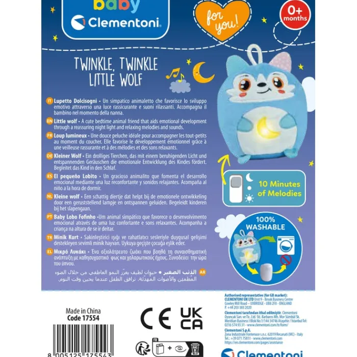 Clementoni Peluches|Peluche Twinkle Twinkle - Loup
