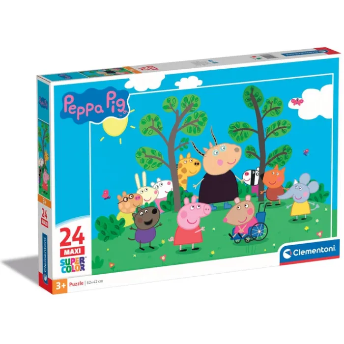 Clementoni Autres Personnages|Cartes|Peppa Pig - 24 pièces