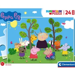 Clementoni Autres Personnages|Cartes|Peppa Pig - 24 pièces