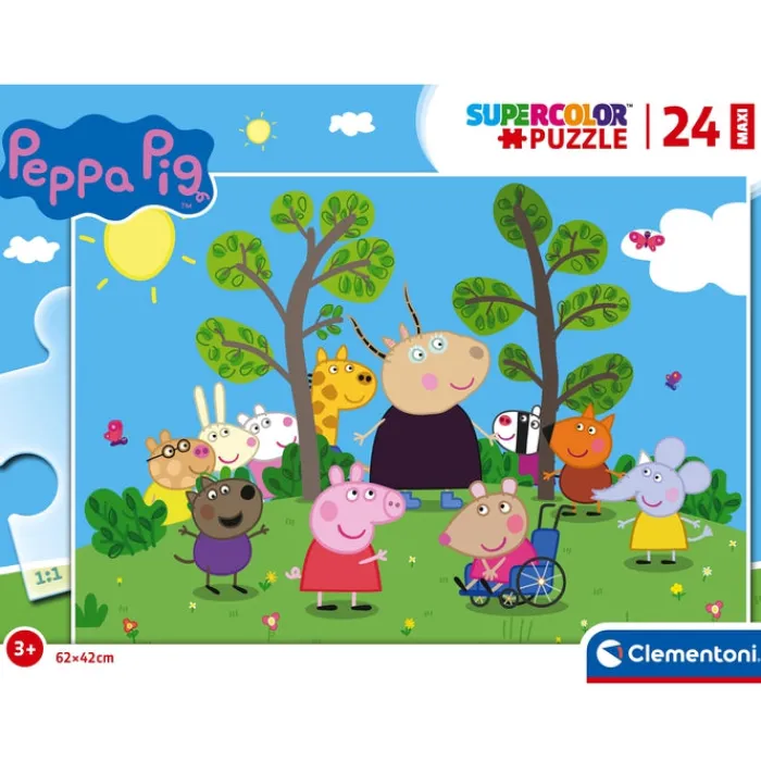 Clementoni Autres Personnages|Cartes|Peppa Pig - 24 pièces