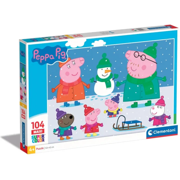 Clementoni Cartes|Autres Personnages|Peppa Pig - 104 pièces