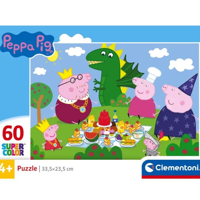 Clementoni Football|Personnages Disney|Peppa Pig - 60 pièces