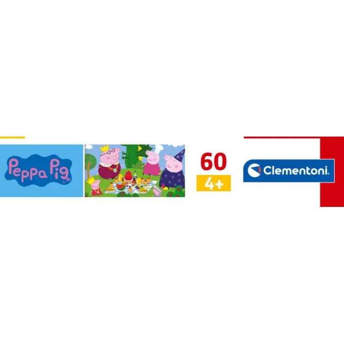 Clementoni Football|Personnages Disney|Peppa Pig - 60 pièces