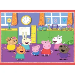Clementoni Cartes|Autres Personnages|Peppa Pig - 1x12 + 1x16 + 1x20 + 1x24 pièces